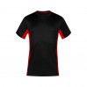 T-shirt unisexe fonctionnel Hommes et Femmes - BR/black-red (3580_G1_Y_S_.jpg)