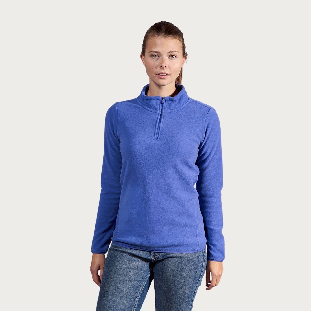 Fleece Frauen Sweatshirt Recycled Troyer