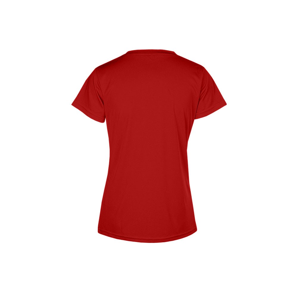 Tee-Shirt classique femme 150gr col V Rouge TT_GI64V00L_001