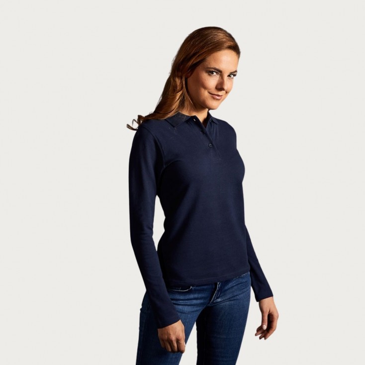 Heavy Langarm-Poloshirt Frauen - 54/navy (4605_E1_D_F_.jpg)