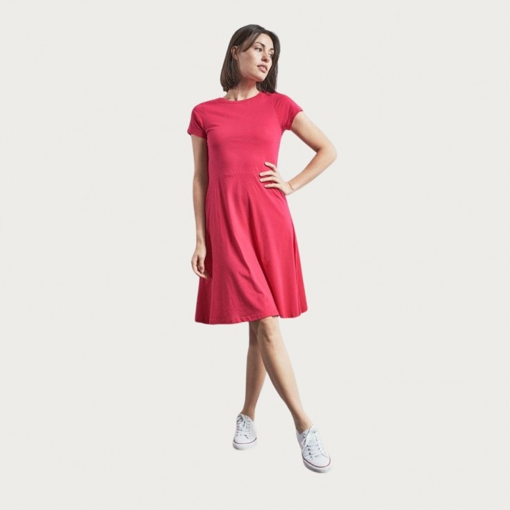 A-Linien Kleid Frauen - BE/bright rose (CS-8010_E1_F_P_.jpg)