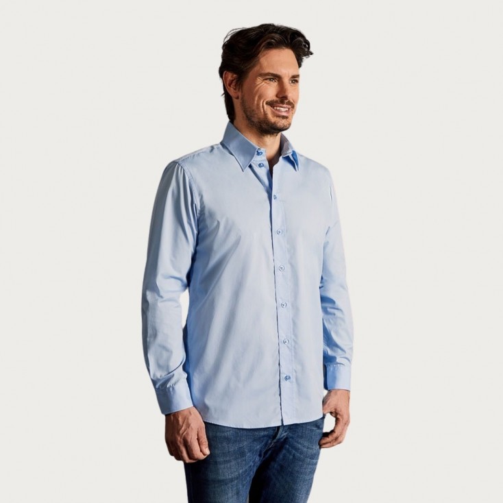 Business Longsleeve shirt Men - LU/light blue (6310_E1_D_G_.jpg)