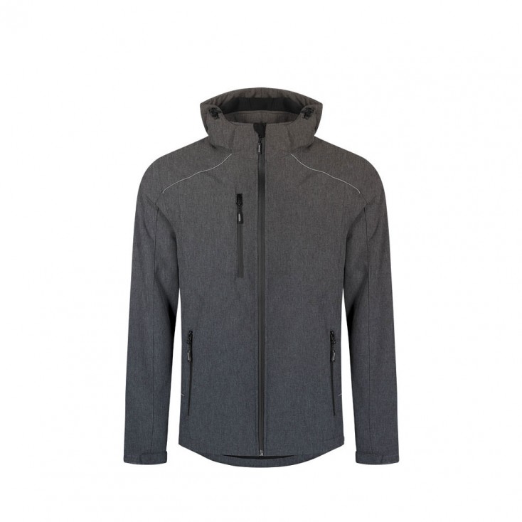 Softshell Jacket Plus Size Men - HY/heather grey (7850_G1_G_Z_.jpg)