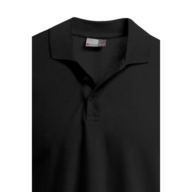 Heavy Langarm-Poloshirt Männer - 9D/black (4600_G4_G_K_.jpg)