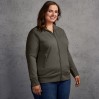 Stehkragen Zip Jacke Plus Size Frauen - CS/khaki (5295_L1_C_H_.jpg)